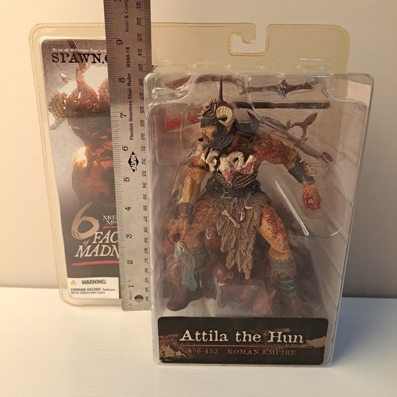 Spawn McFarlane Monsters 6 Faces of Madness Attila the Hun 2004 - Picture 6 of 6